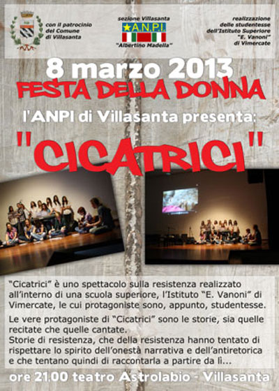 ANPI Villasanta - manifesto Cicatrici