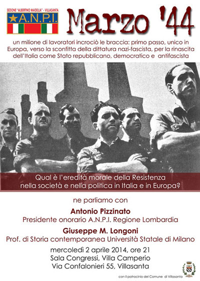 ANPI Villasanta - manifesto Marzo '44