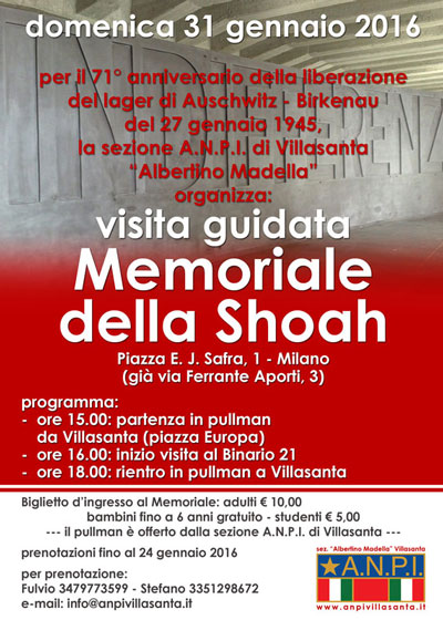 ANPI Villasanta - manifesto e flyer