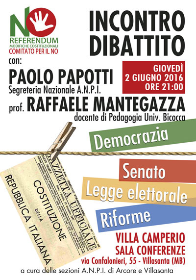 ANPI Villasanta - manifesto e flyer