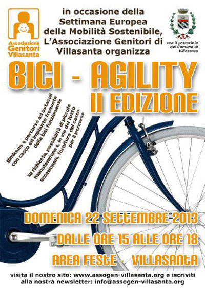 Associazione Genitori - manifesto Biciagility