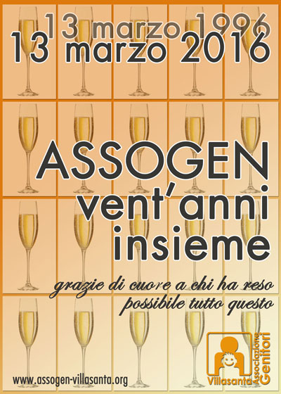 Associazione Genitori - manifesto 20mo anniversario