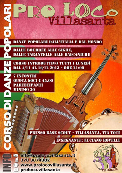 Proloco - manifesto Danze popolari
