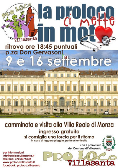 Proloco - manifesti e flyer la Proloco ci mette in moto