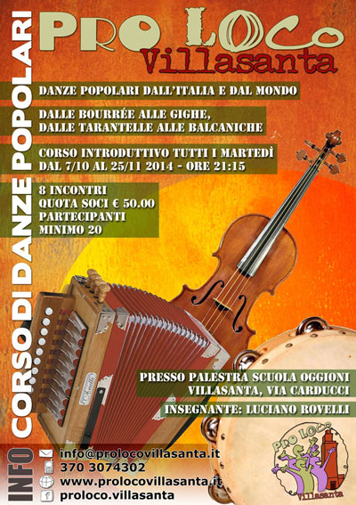 Proloco - manifesto Danze popolari