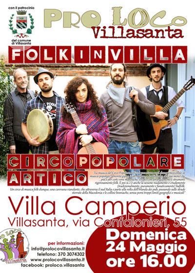 Proloco - manifesto Folk in Villa