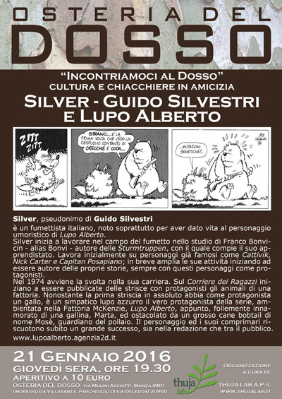 Thuja Lab - flyer incontri letterari