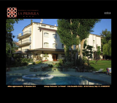 realizzazione sito www.albergolaprimula.it