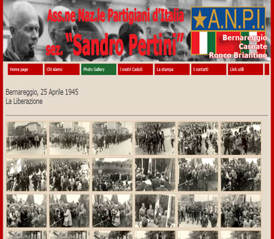 realizzazione sito www.anpi-sandropertini-mb.it