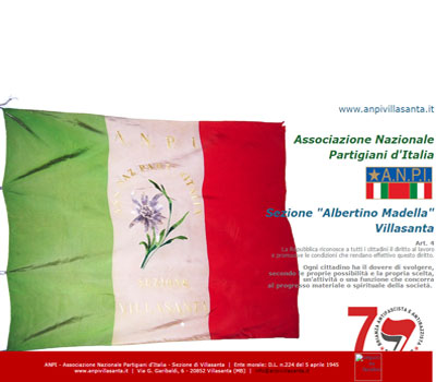 realizzazione sito www.anpivillasanta.it