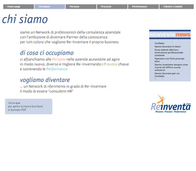 realizzazione sito www.reinventa-group.it