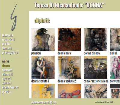 realizzazione sito www.teresamatilde.it
