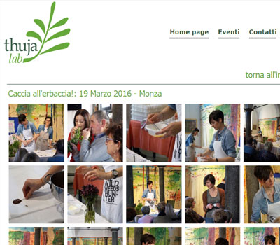 realizzazione sito www.thujalab.it